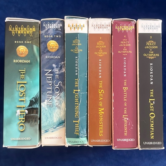GUC Riordan audio books - 6 sets - Picture 1 of 7